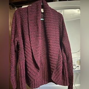 Women’s Ava & Viv 2X warm cozy chic chic xxl Target cardigan red maroon sweater